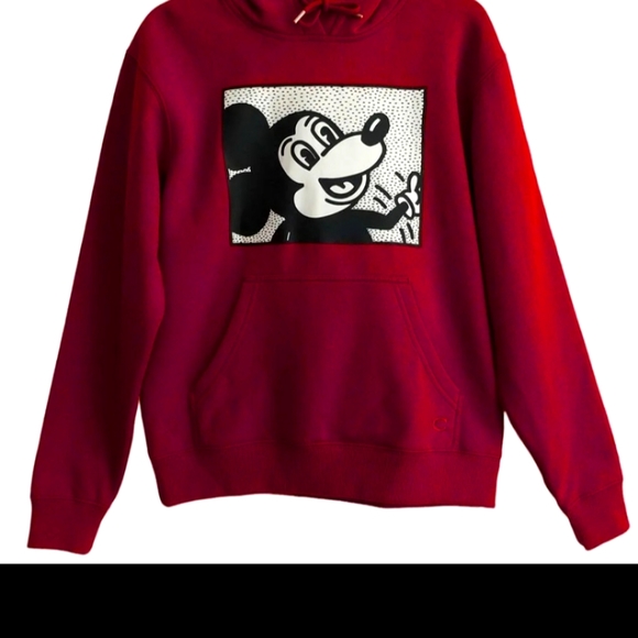 NWT Coach x Disney Mickey Mouse Keith Haring Hoodie - Picture 4 of 10